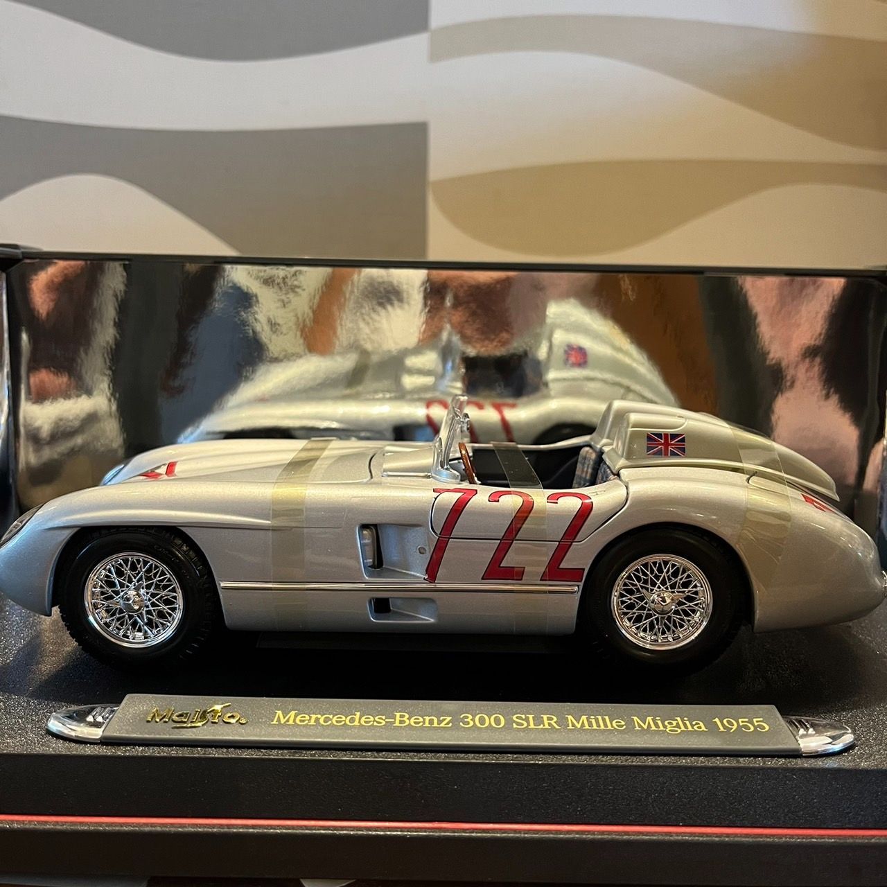 メルセデスベンツ 300 SLR mille miglia 1955 - ミニカー