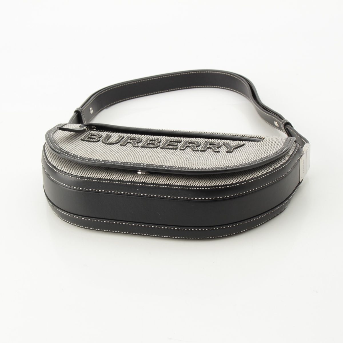 美品　バーバリーBURBERRY オリンピア　ショルダーバック　キャンバス BURBERRY バーバリー ショルダーバッグ MICRO POCKET BAG マイクロ