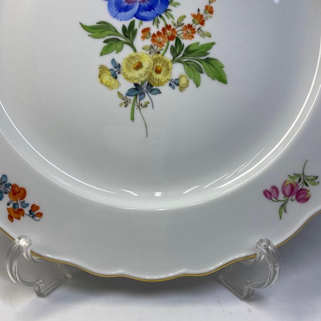 マイセン 手付フラワープレート