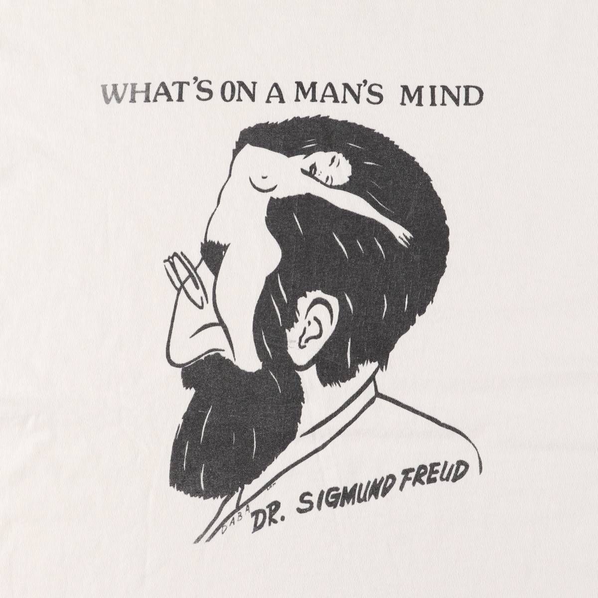 古着 90年代 Sigmund Freud ジークムントフロイト だまし絵 エロT 