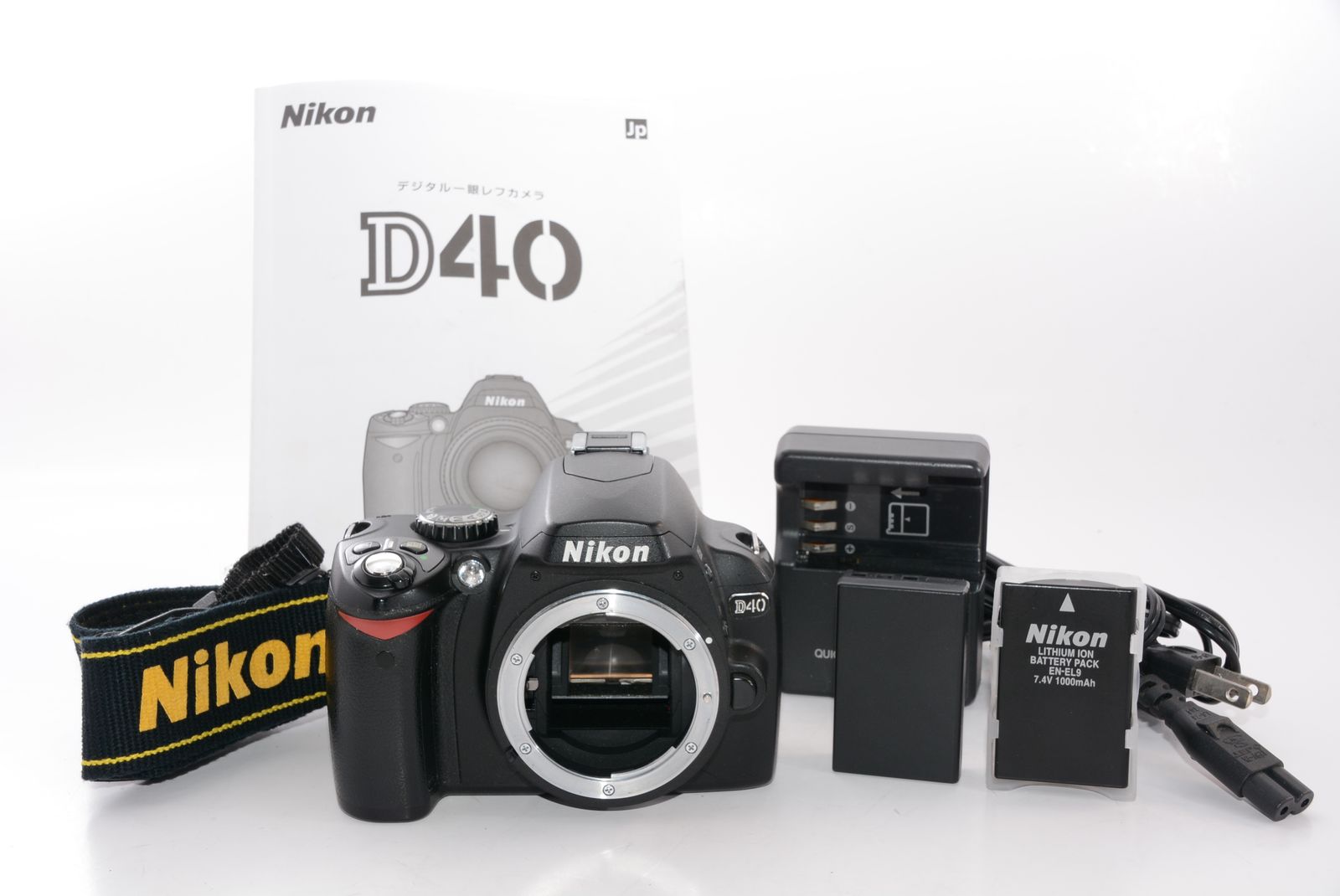 外観特上級】Nikon デジタル一眼レフカメラ D40 ブラック ボディ 百獣の買取王カメライオン メルカリ