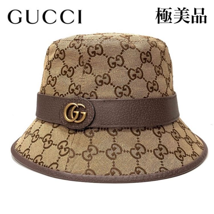 極美品✨GUCCI GGキャンバス バケットハット フェドラ ブラック 楽天市場】【グッチ】Gucci GGキャンバス フェドラ バケットハット