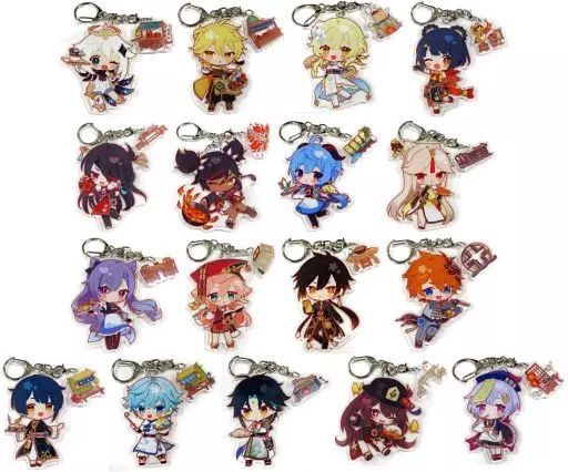 全17種セット 原神 岩華聚餐 アクリルキーホルダー 全17種セット 原神 岩華聚餐 アクリルキーホルダー 全17種セット 原