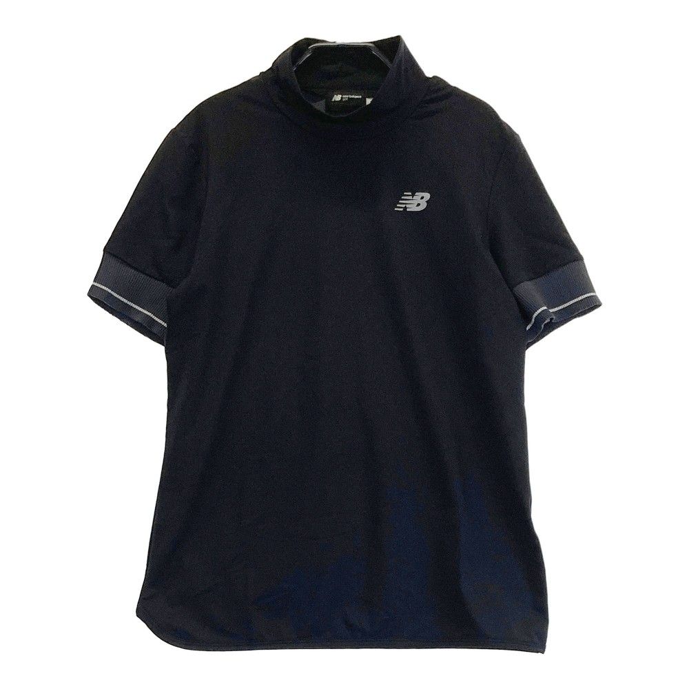 サイズ：2 NEW BALANCE GOLF ニューバランス 2024年 ハイネック 半袖Tシャツ  ブラック系 [240101438973] ゴルフウェア レディース ストスト サイズ：2 NEW BALANCE GOLF ニューバランス 2024年モデル