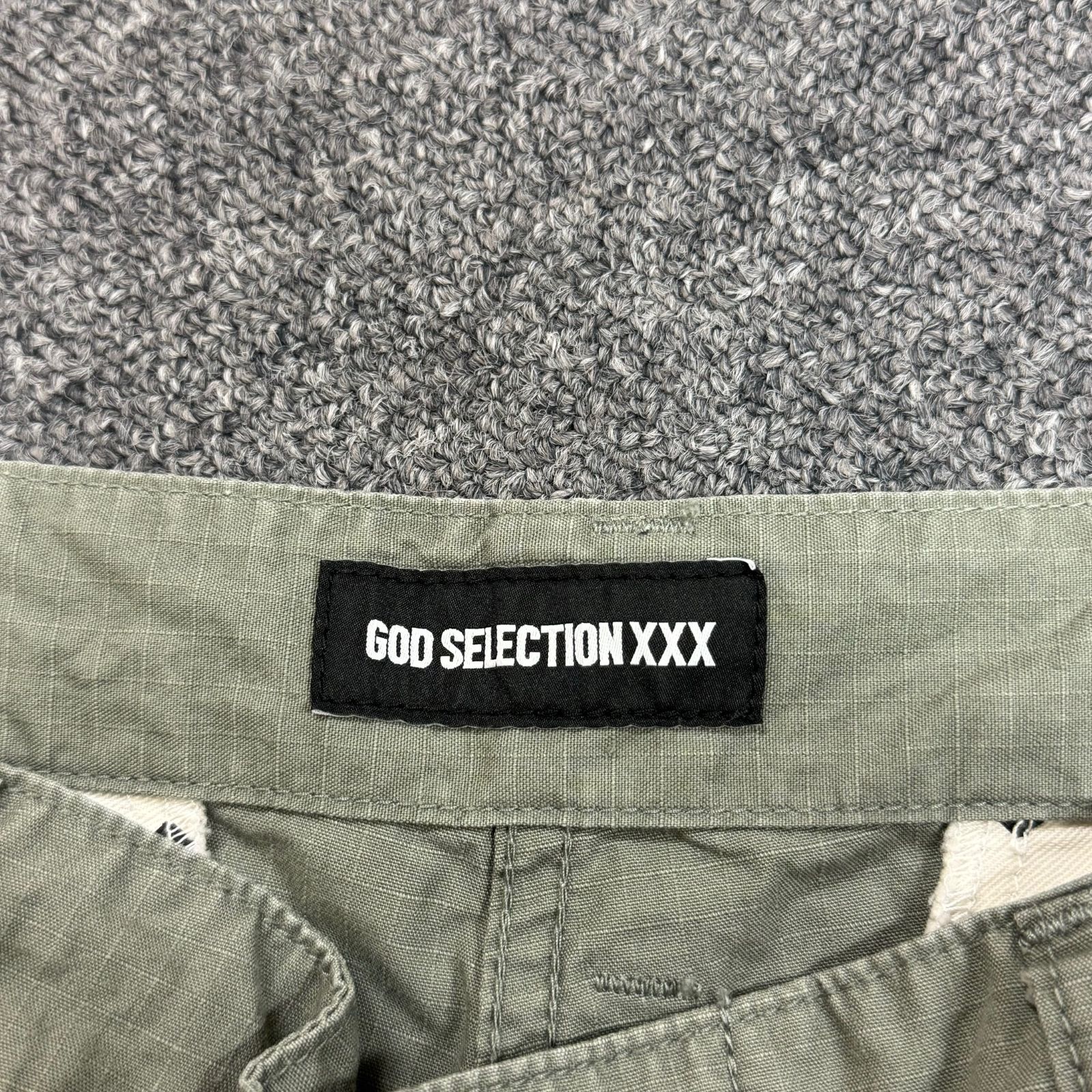 新品未使用 GOD SELECTION XXX CARGO PANTS/GRAY 新品未使用 GOD SELECTION XXX CARGO PANTS/GRAY
