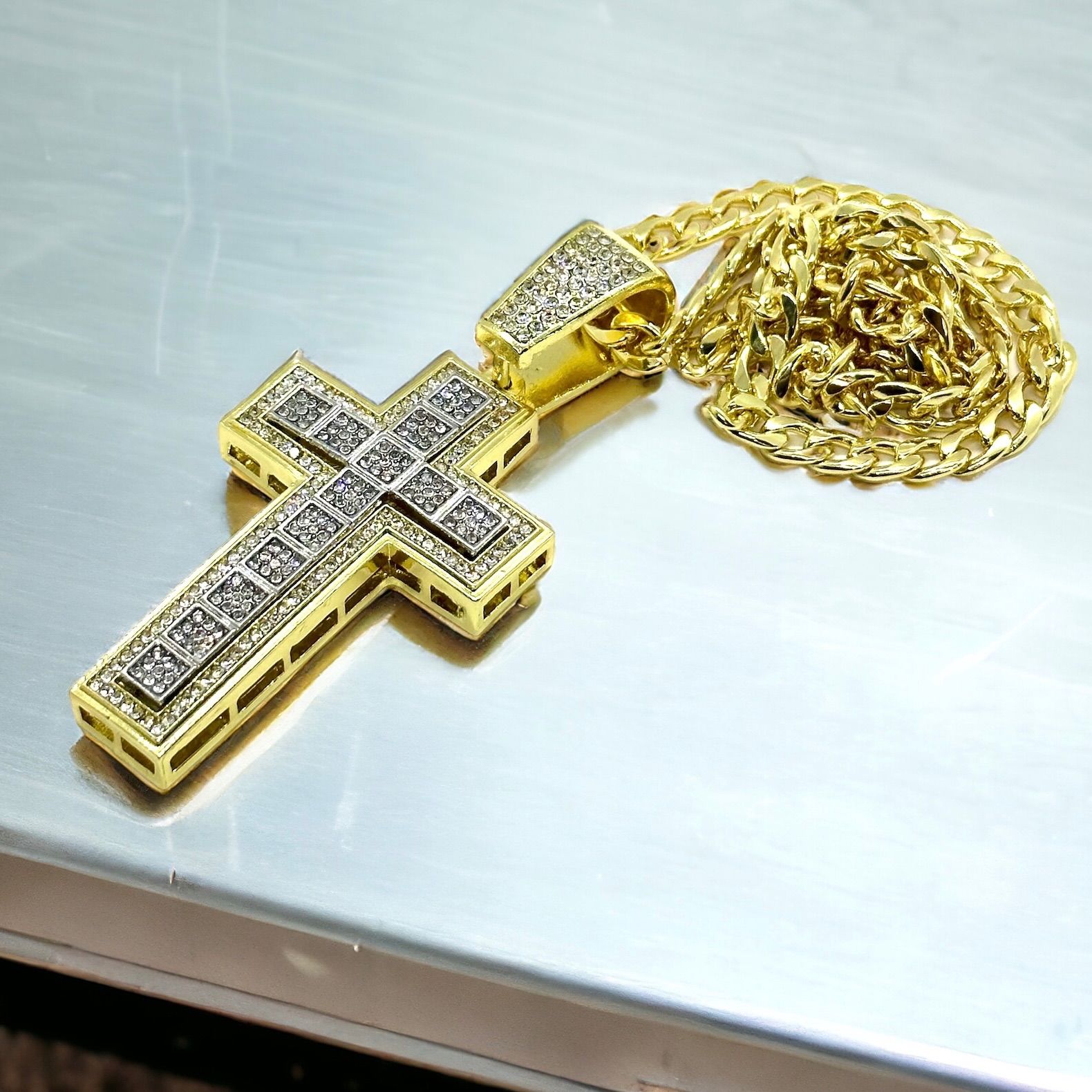 クロスネックレス 小ぶり ミニクロス ゴールド 18K GP シンプルネックレス 金 十字架 ペンダント 金属アレルギー対応 : n1088 :  SILVER KYASYA - 通販 - Yahoo!ショッピング