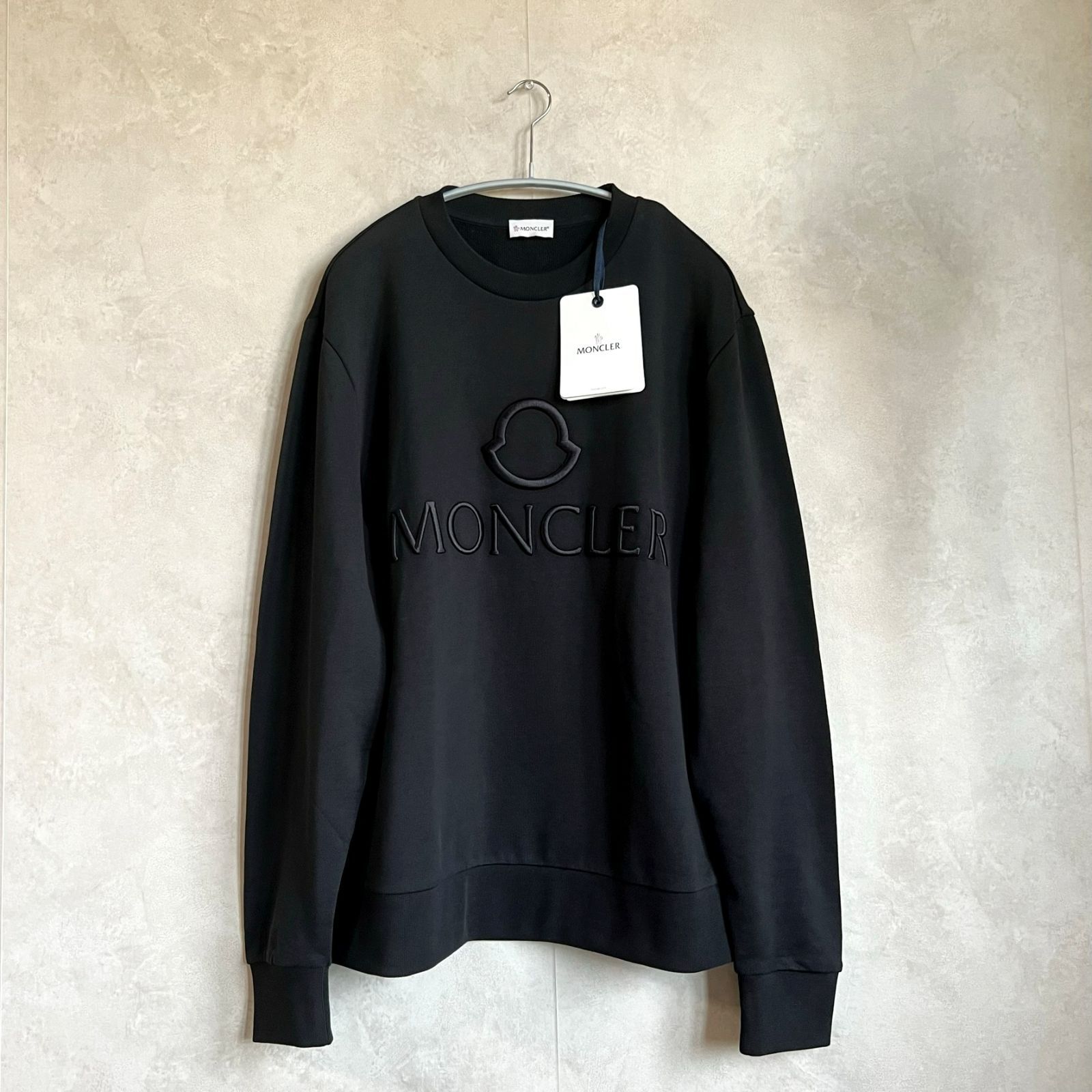 オンラインを販売 MONCLER モンクレール スウェット 刺繍ロゴ入り 裏 