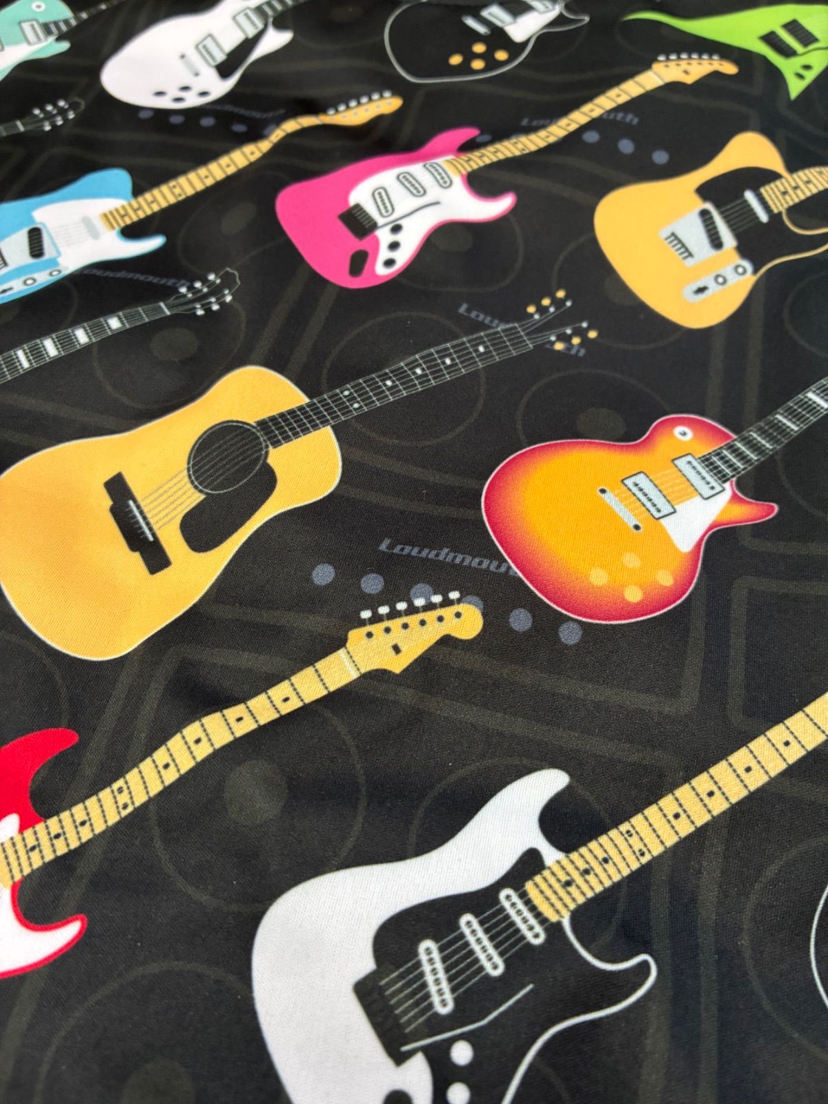 サイズ:M LOUDMOUTH ラウドマウス;裏起毛ジップジャケットロゴ刺繍