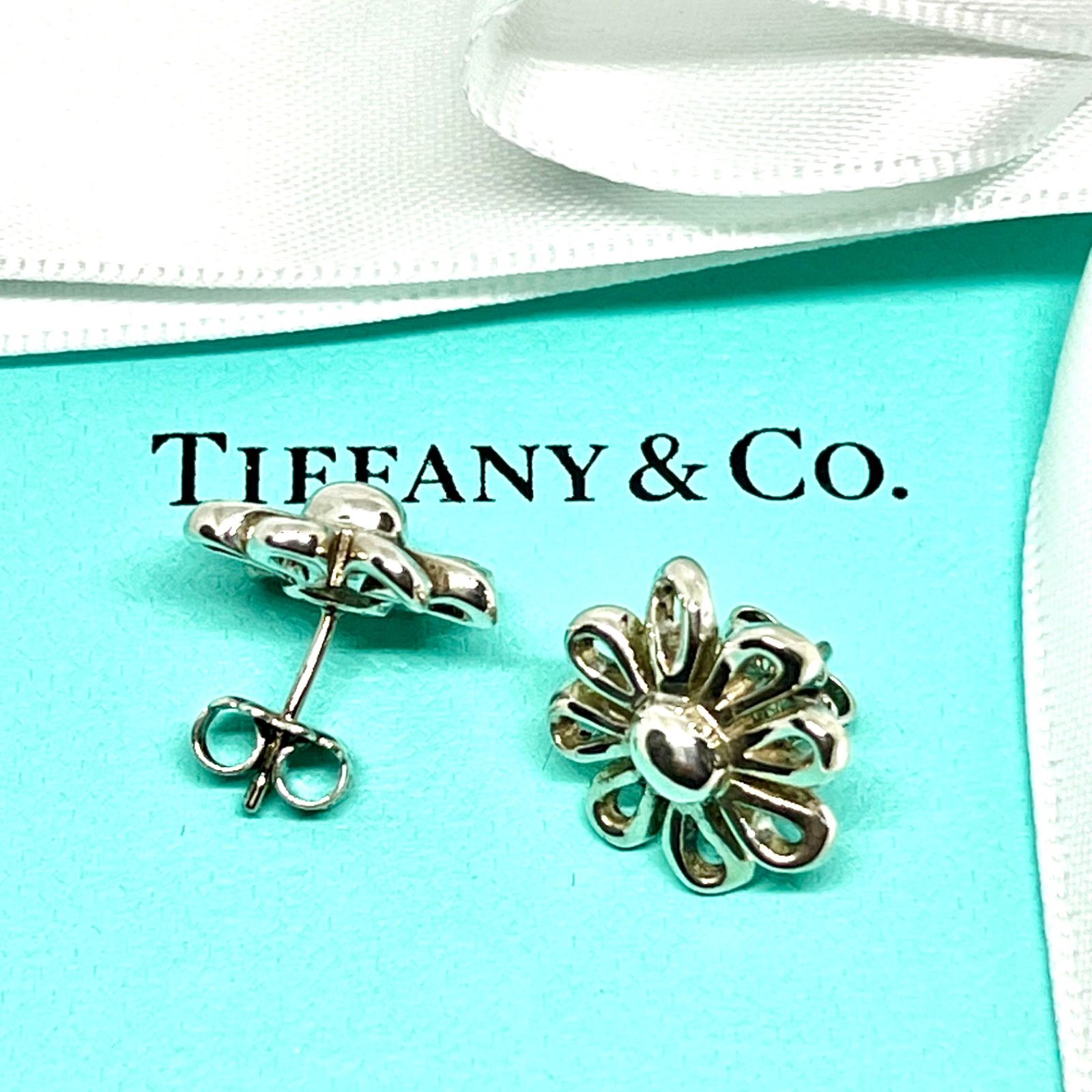 超美品 TIFFANY ティファニー パロマピカソ デイジー ピアス Ag925