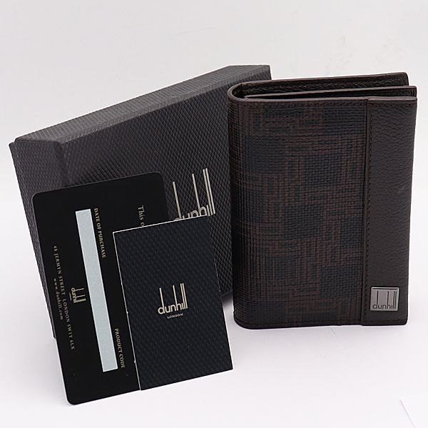 未使用品 箱付 ダンヒル 名刺入れ 2つ折り ブラウン IKE - メルカリ