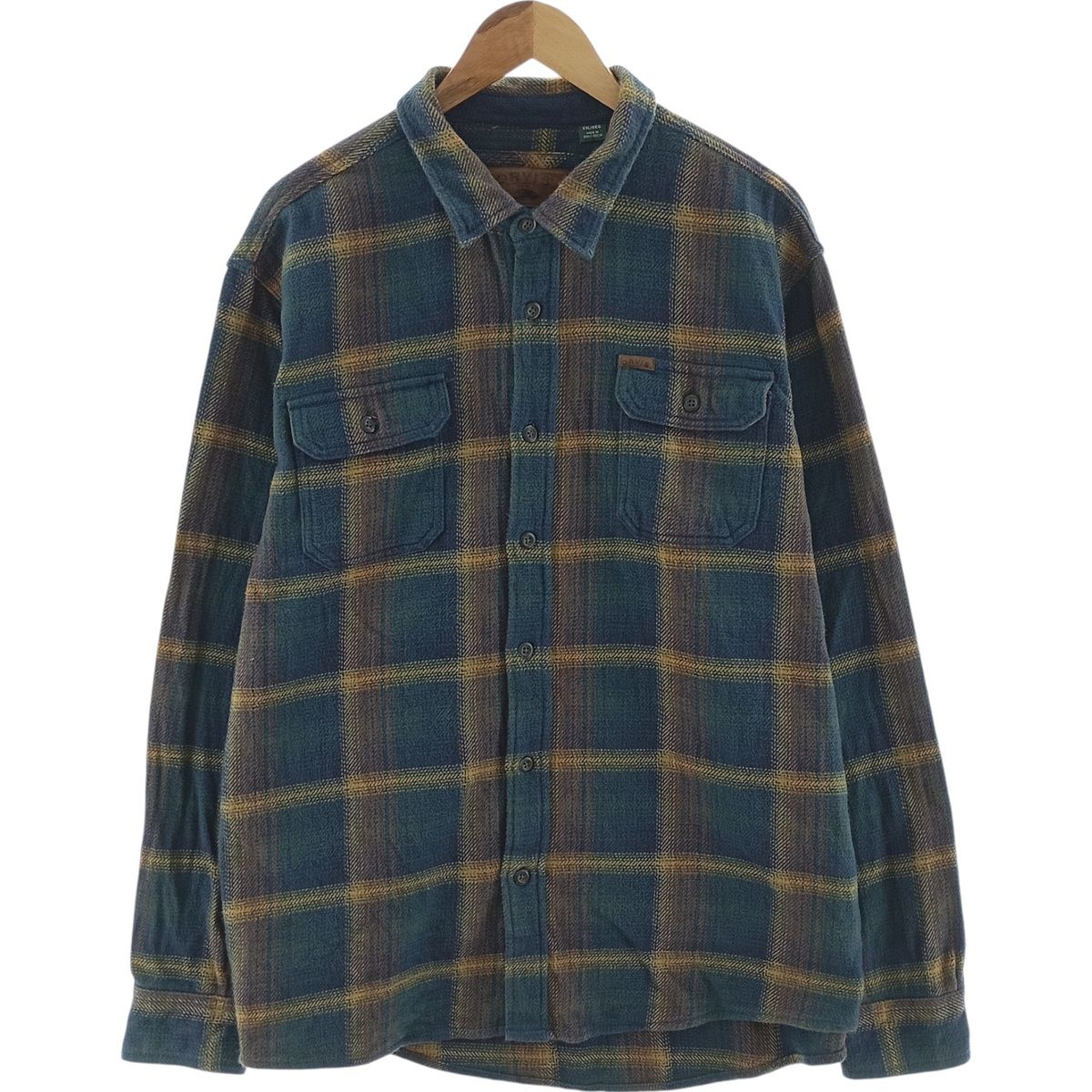 古着 オービス ORVIS 長袖 フランネルチェックシャツ メンズXXL相当/eaa417138