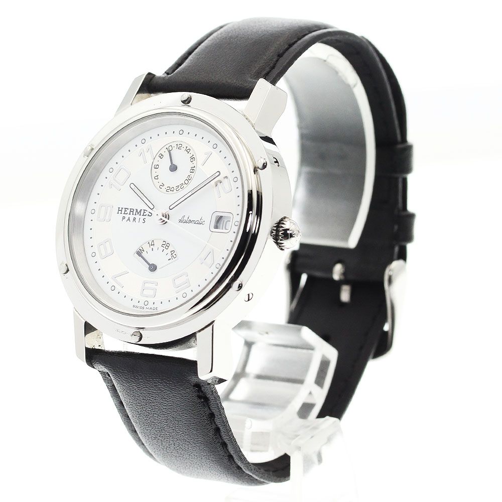 エルメス HERMES CL2.810 クリッパー デイト 自動巻き メンズ良品_  