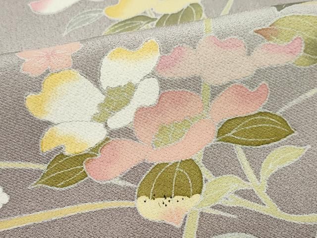 平和屋着物○訪問着 友禅 作家物 童子遊び花文 暈し染め 正絹 逸品