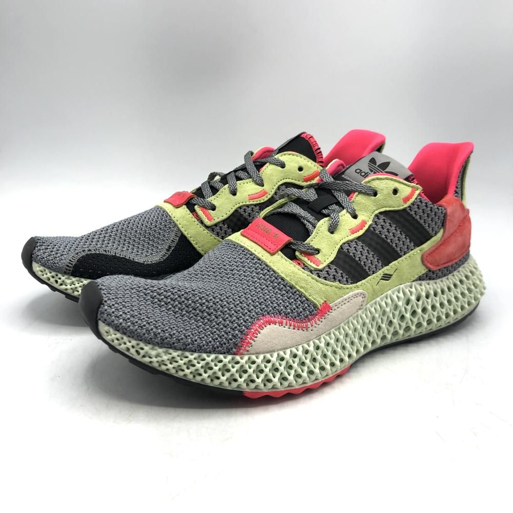 adidas ZX 4000 4D サイズ29cm BD7927 スニーカー ピンク グレー アディダス 17