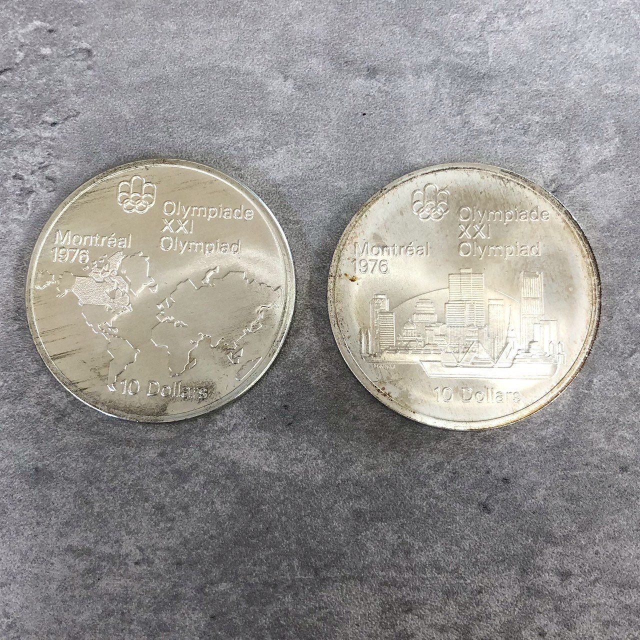 第21回オリンピック モントリオール大会 記念銀貨 4枚セット