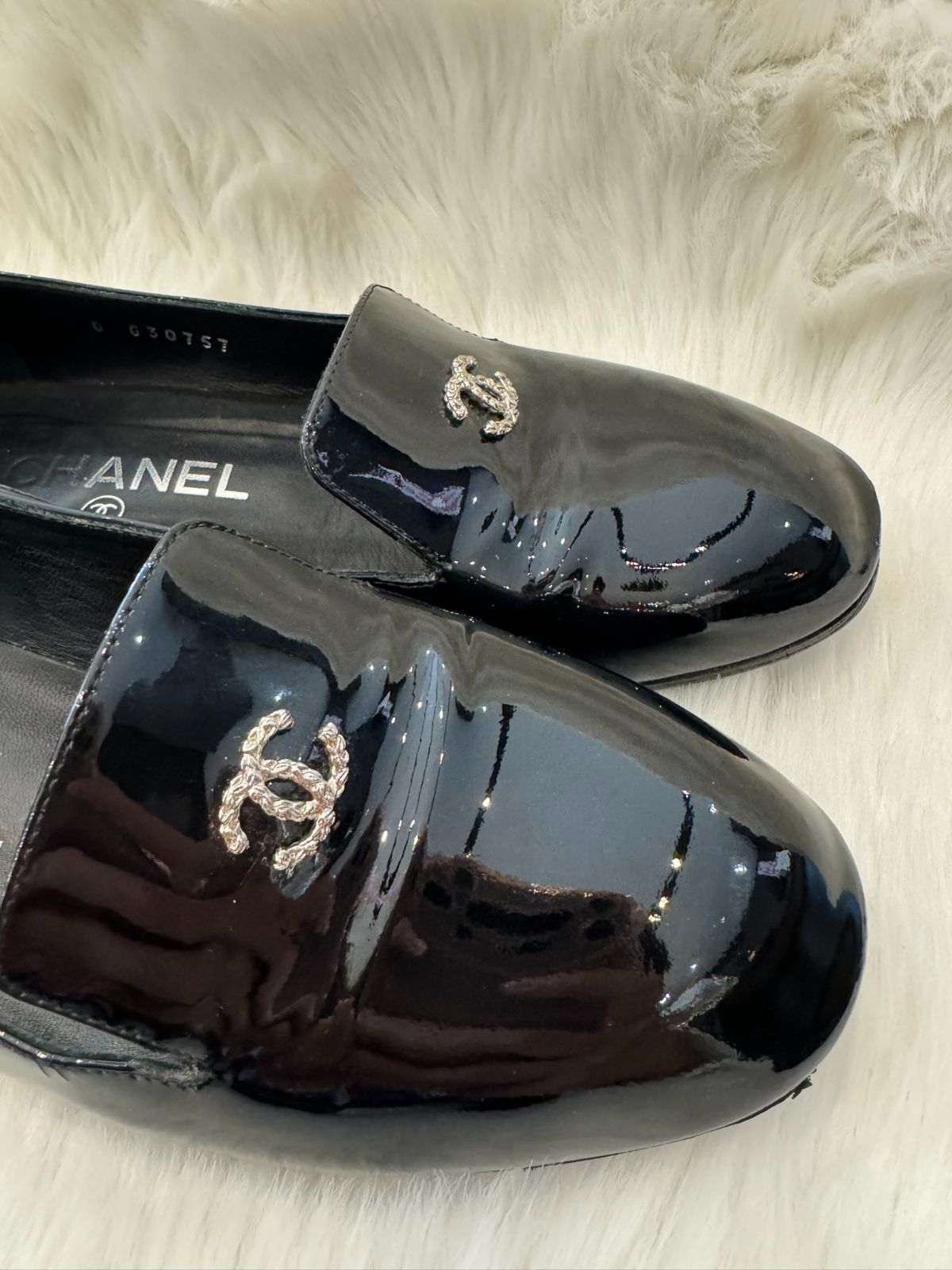 シャネル CHANELオペラシューズ エナメル - ハイヒール/パンプス シャネル CHANELオペラシューズ エナメル - ハイヒール/パンプス