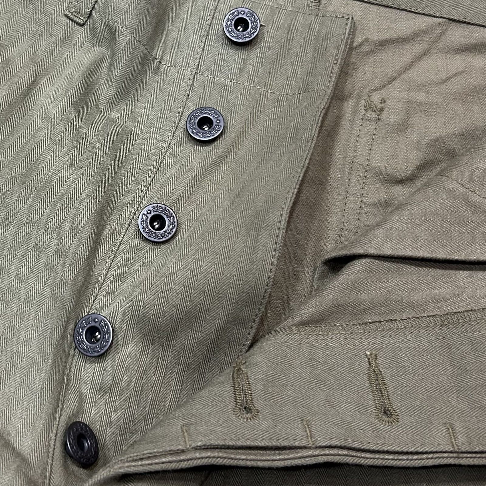 バズリクソンズ N-3 トラウザース アメカジ ミリタリー パンツ 軍パン BR 42290 149 オリーブ