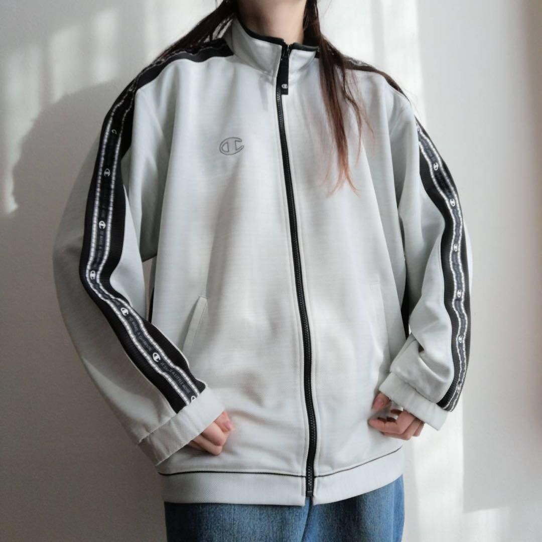00s チャンピオン プロダクツ トラックジャケット モノトーン L チャンピオン champion トラックジャケット ジャージ 00s 古着