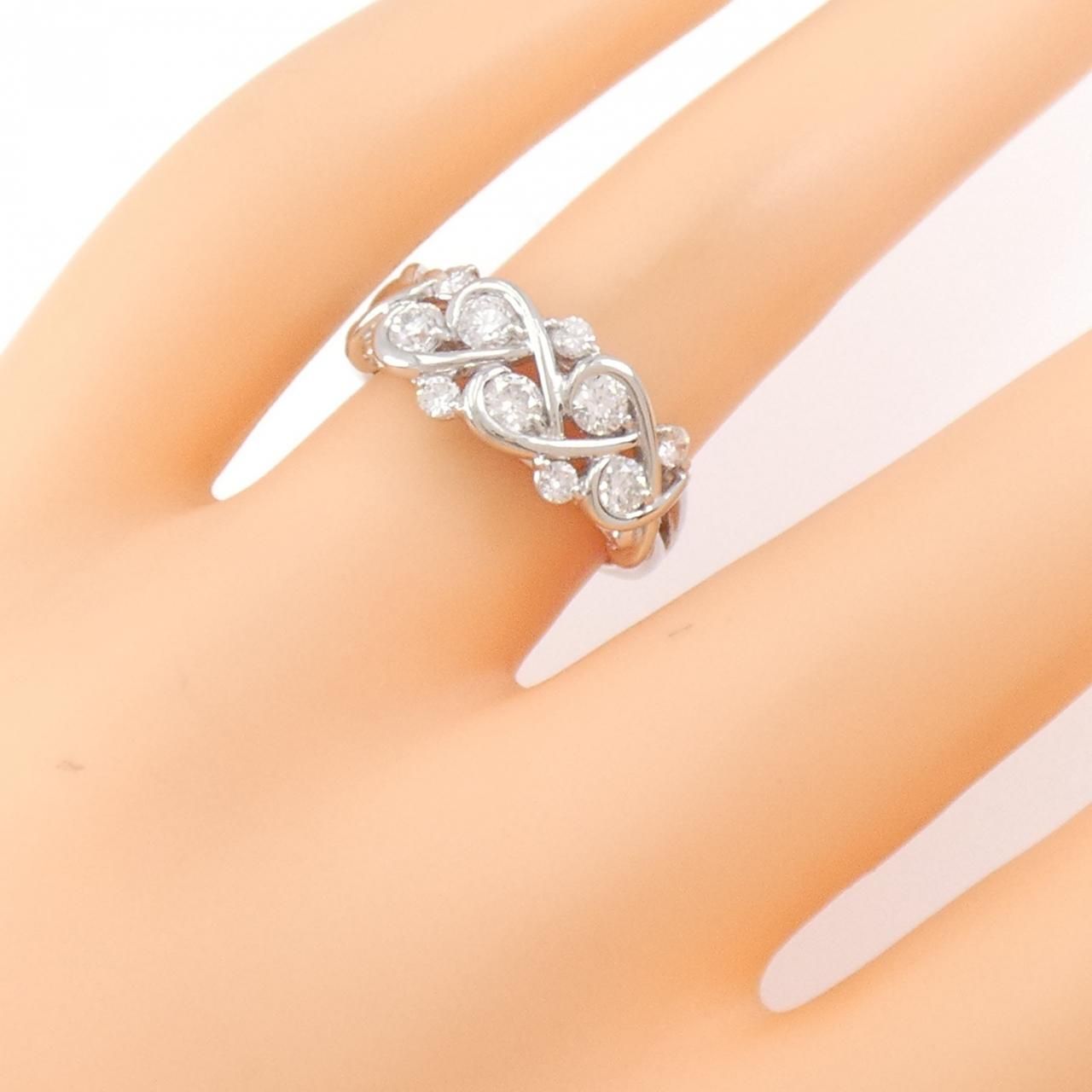 Pt1000　天然ダイヤモンドリング　サイズ8号　D0.05ct　純プラチナ jdr0223-1.jpg