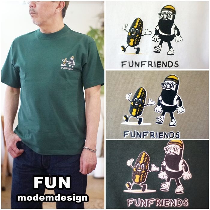 FUN modemdesign モデムデザイン　半袖Tシャツ　カットソー　 24110581