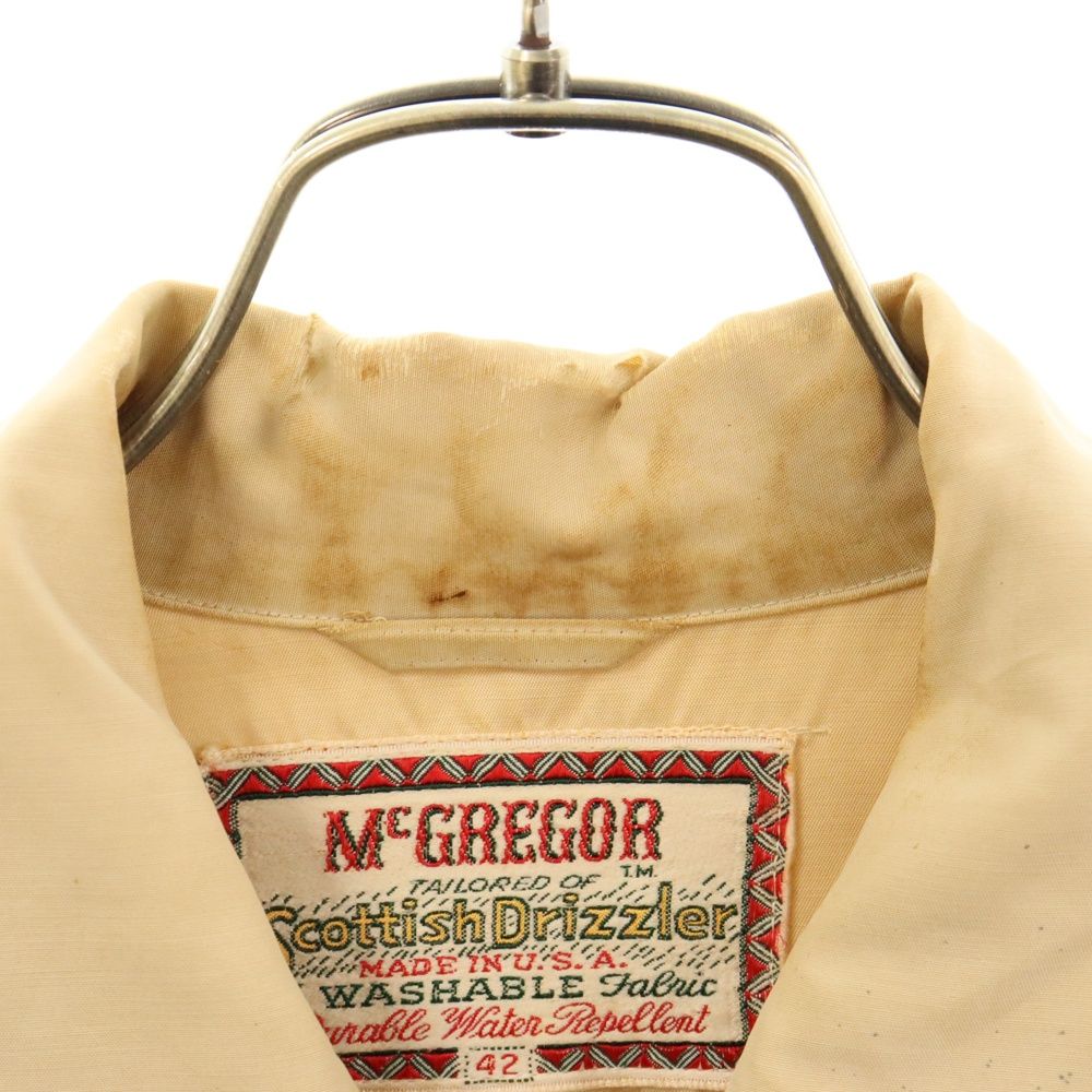 60s McGregor Scottish Drizzler ベージュジャケット McGREGOR (マクレガー) 60S VINTAGE Scottish Drizzler CONMATIC