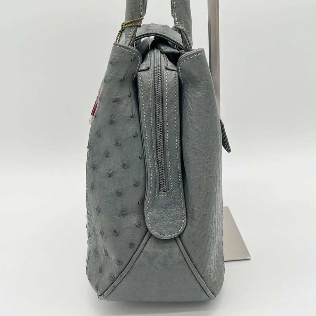 JRA・美品】オーストリッチ エキゾチック ハンドバッグ トート