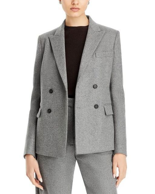 【送料無料】 ファビアナ フィリッピ レディース ジャケット・ブルゾン ブレザー アウター Wool Blend Blazer Grey