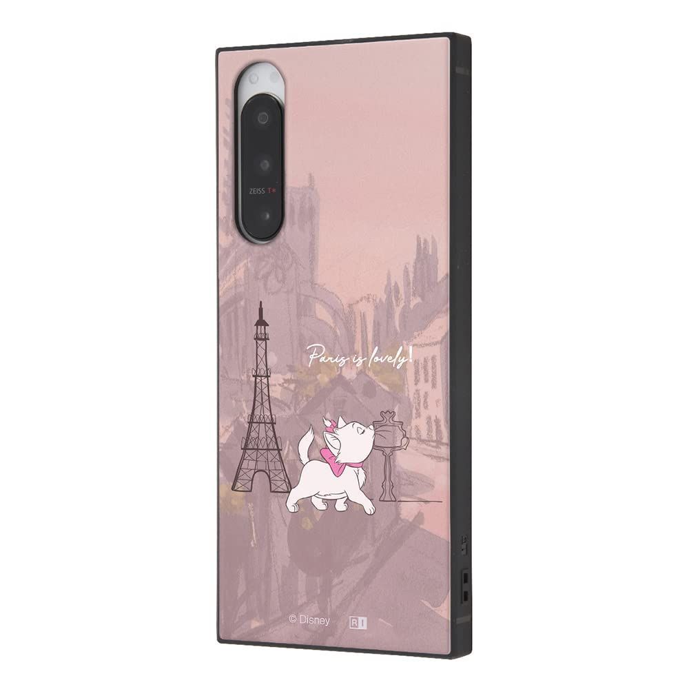 【在庫処分】Disney KAKU カバー 耐衝撃 ディズニー ケース IV 5 おしゃれキャット_名作 Xperia イングレム