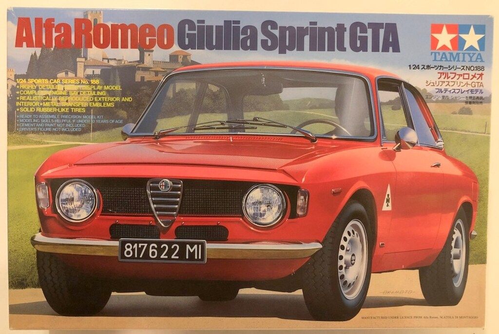 タミヤ 1/24スポーツカーシリーズNo.188 アルファロメオ