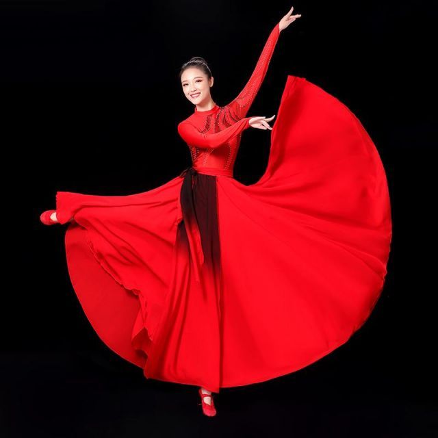 モダンダンス ロングスカート