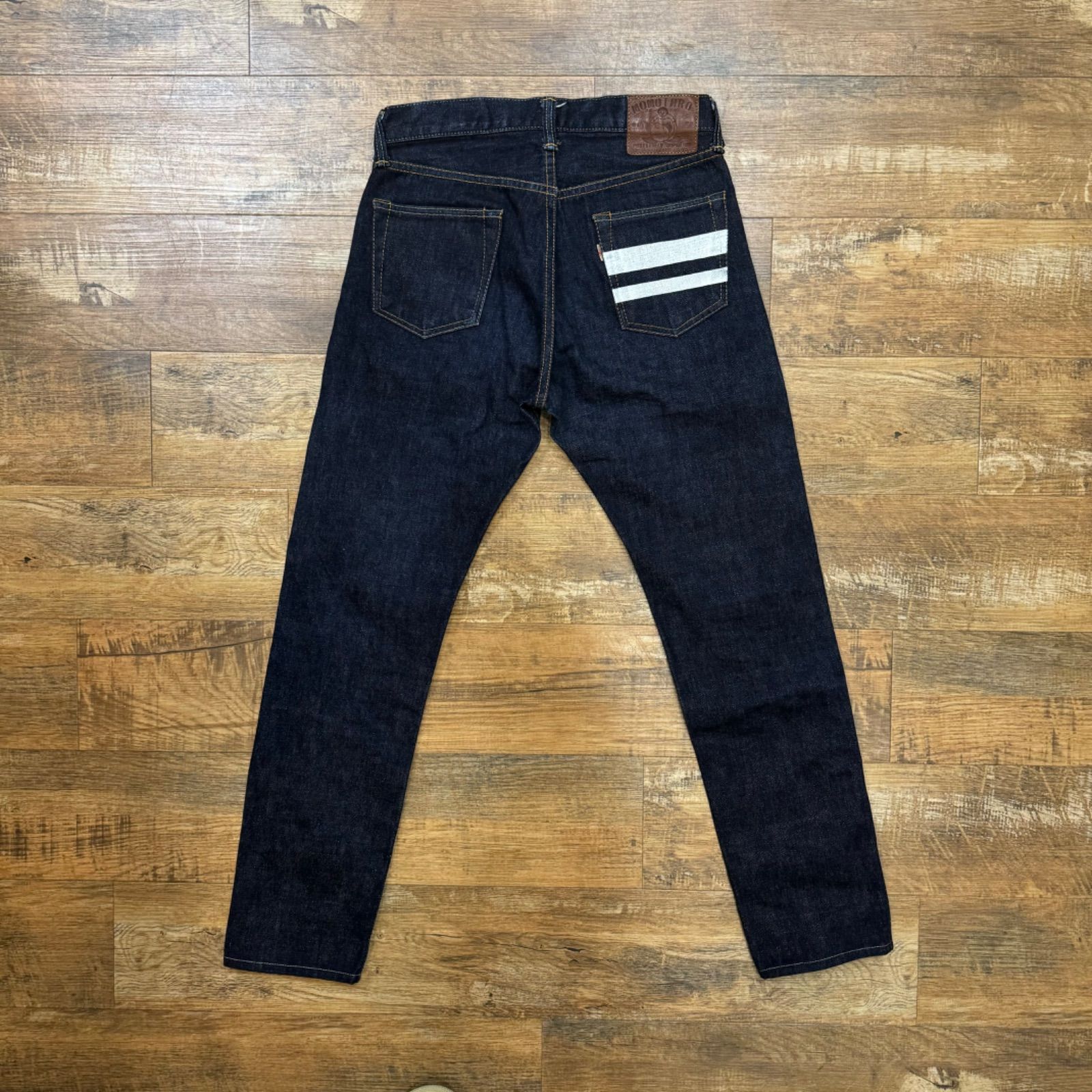 【MOMOTARO JEANS 桃太郎ジーンズ】出陣ナローテーパード デニムパンツ W29（0106SPZ）