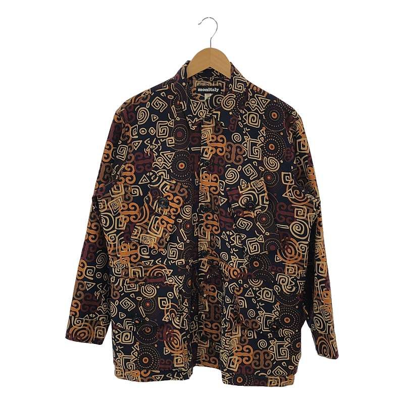 美品】 MONITALY / モニタリー | 総柄 リップストップ ドロー