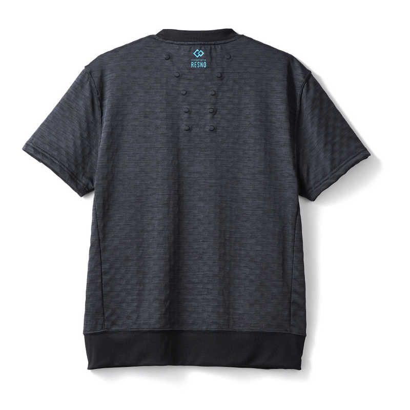 送料無料 ♥ 未開梱 コラントッテ メンズ シャツ レスノ マグネリカバリーウェアショートスリーブ Sサイズ| 杢グレー AJCJB09S