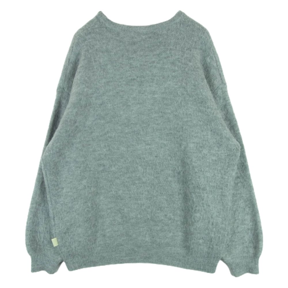 BEAMS ビームス 11-15-1490-156 21F-SK300 SSZ アクリル ウール モヘヤ セーター ニット 中国製 グレー系 L【中古】