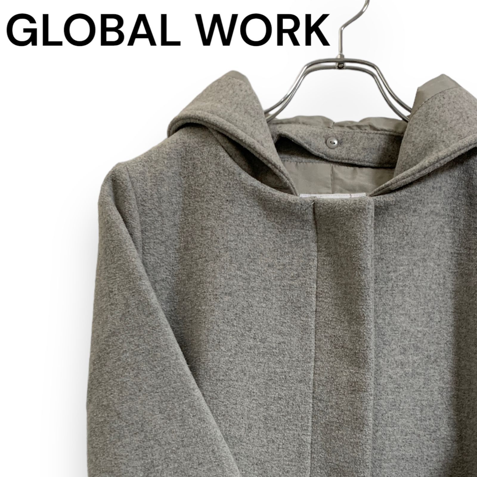 GLOBAL WORK グローバルワーク ニット帽 ニットキャップ ネイビー - 帽子