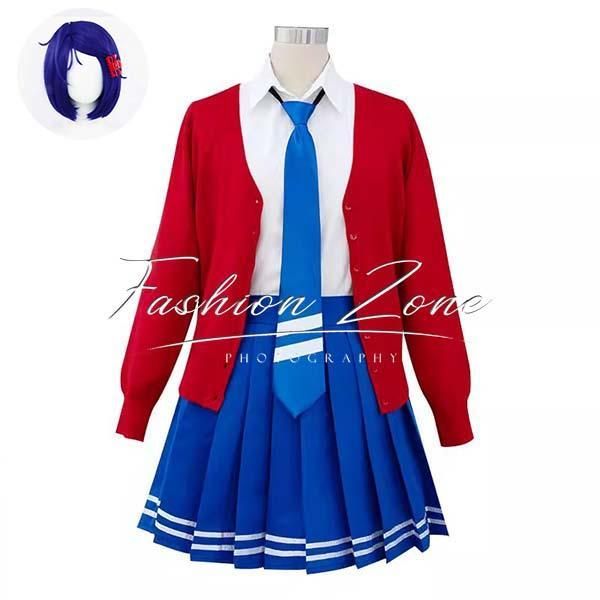 ◆MiSide ミサイド 風 ミラ Mila コスプレ衣装 ウィッグ cosplay ハロウィン 演出服 変装
