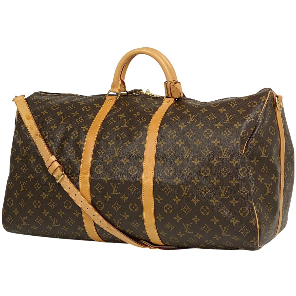 ルイ ヴィトン Louis Vuitton キーポル バンドリエール 60 旅行 出張 ボストンバッグ モノグラム ブラウン M41412 レディース