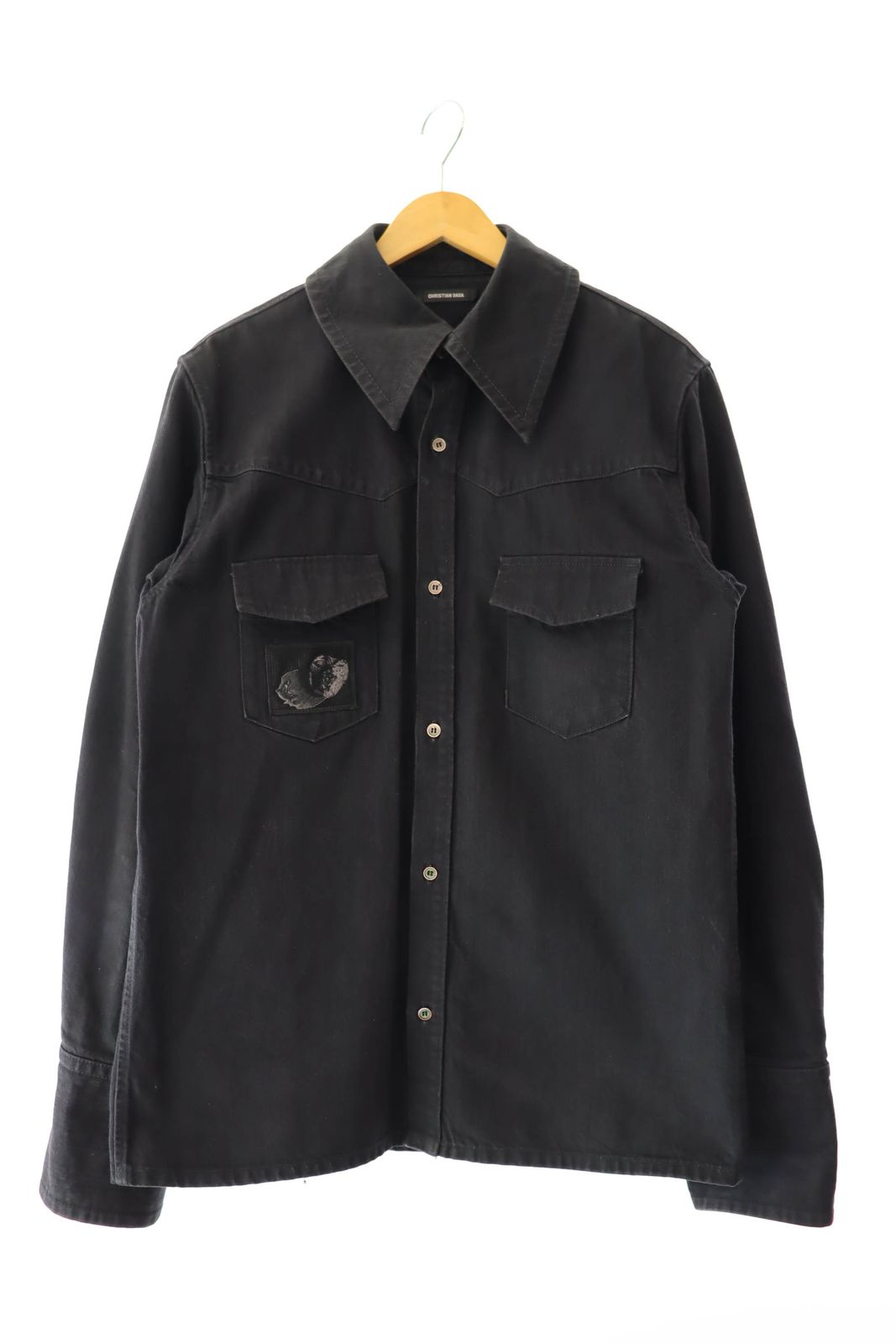 クリスチャンダダ CHRISTIAN DADA 19SS Patch Denim Shirt 刺繍 クリスチャンダダ CHRISTIAN DADA 19SS Patch Denim Shirt 刺繍