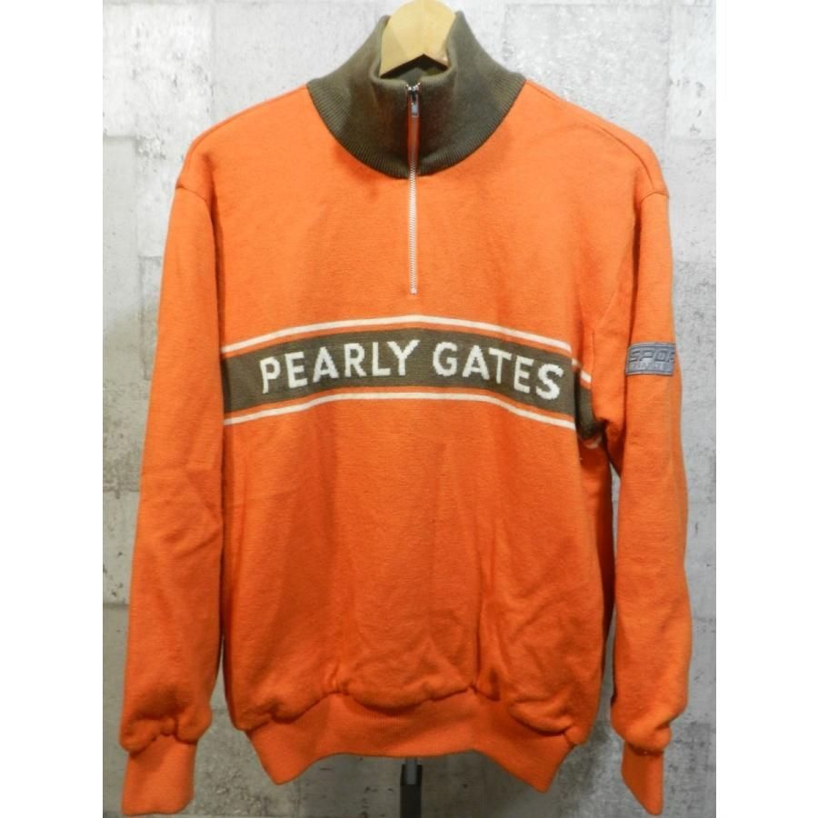 PEARLYGATES 防風 1/4ジップ セーター 2 パーリーゲイツ ニット プル  