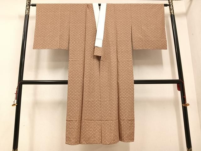 平和屋着物●長襦袢 無双仕立て 花尽くし 正絹 ♥ AABA8190ph