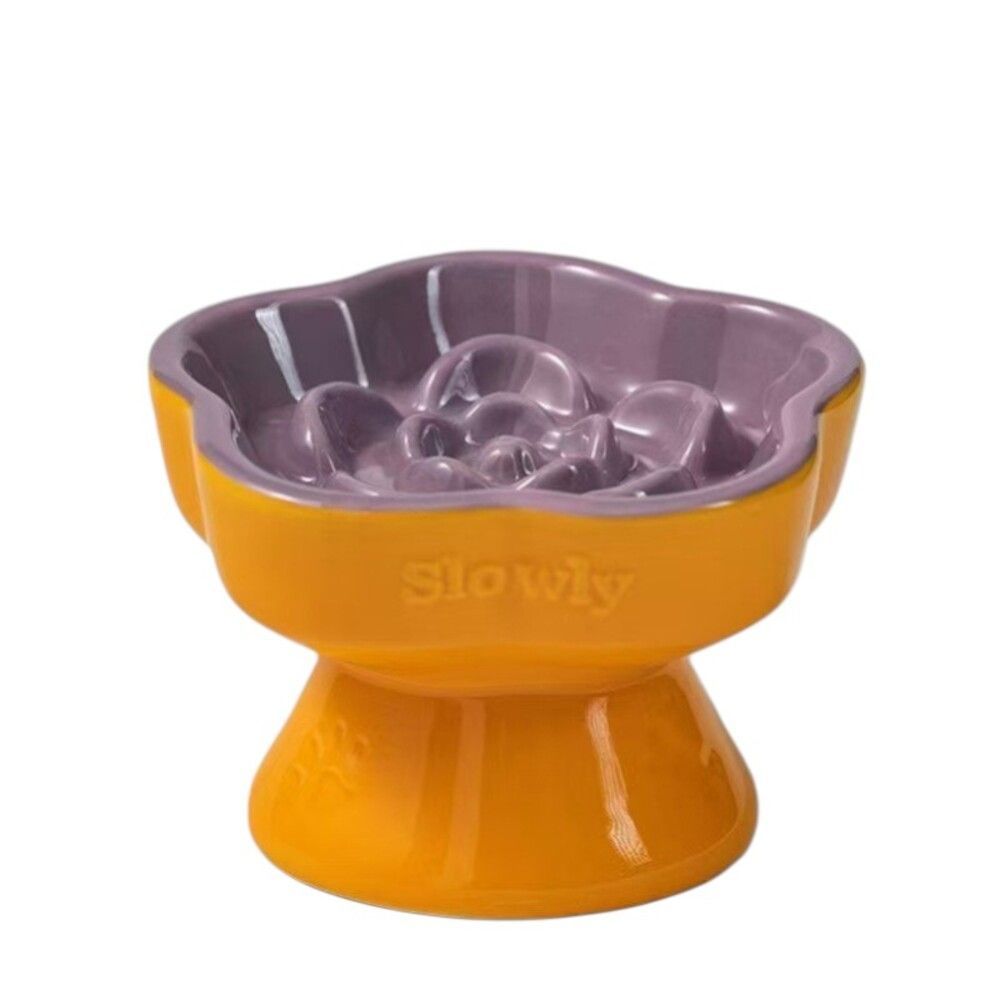 ペットボウル 早食い防止 ペット用食器 フードボウル 犬 猫用 オレンジ色 ☆ オレンジ ☆ 早食い防止 フードボウル ペット フードボウル