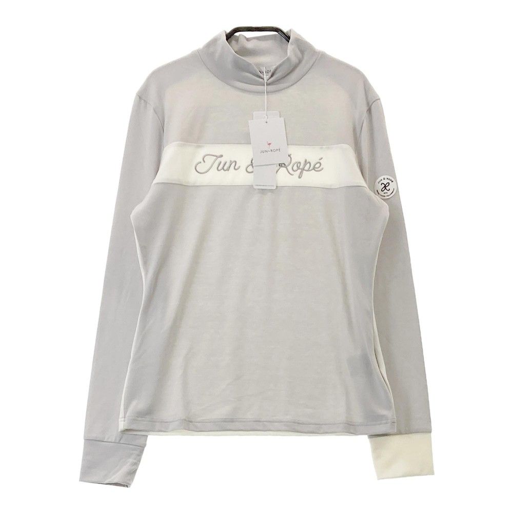 サイズ：M JUNu0026ROPE ジュン アンド ロペ ERM-54120 2024年 長袖ハイネックTシャツ  グレー系 [240101345403]# ゴルフウェア レディース ストスト