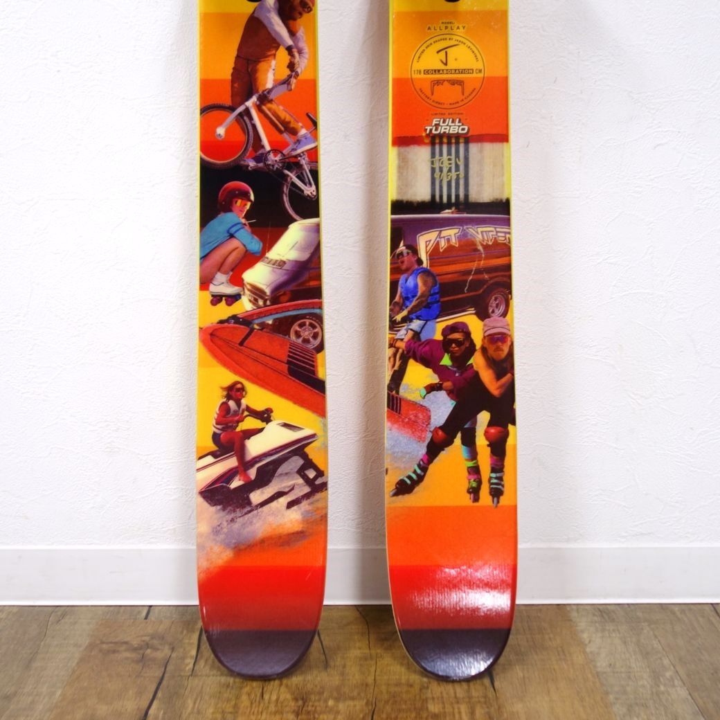 美品 ジェイ スキー J skis ALL PLAY FULL TURBO 178cm センター97mm ビンディング MARKER GRIFFON13 スキーゲレンデ アウトドア 美品 ジェイ スキー J skis ALL PLAY FULL TURBO 178cm センター