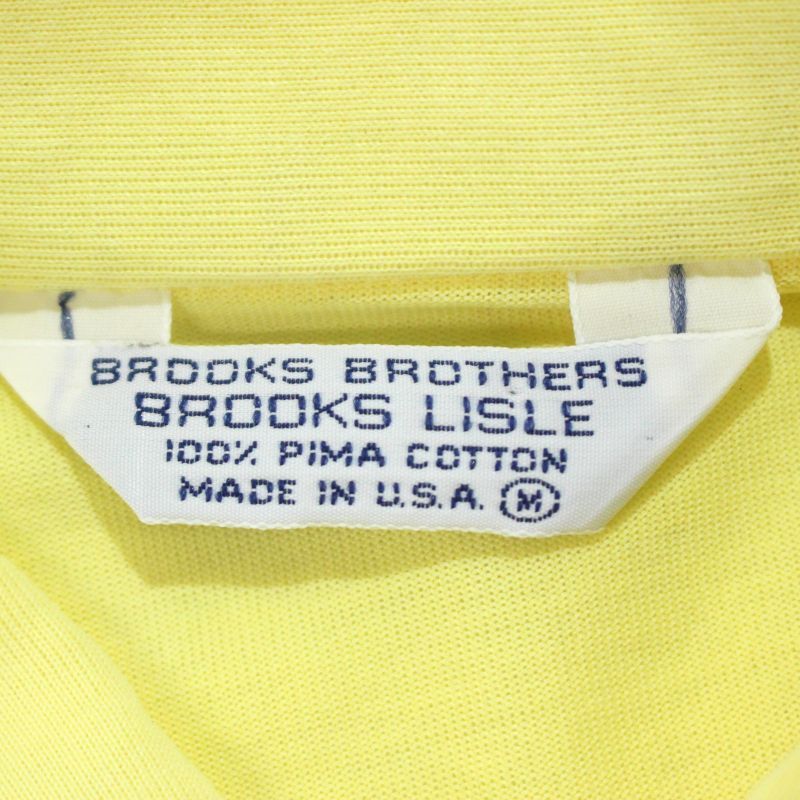 80S USA製 Brooks Brothers コットン ニットポロ コットン ハイゲージ ニットポロシャツ | Brooks Brothers Japan
