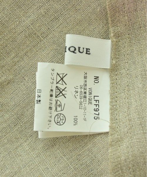 VONIQUE ヴォニーク ブラウス F ベージュ 【古着】【中古】 VONIQUE ブラウス レディース 【古着】【中古】【送料無料
