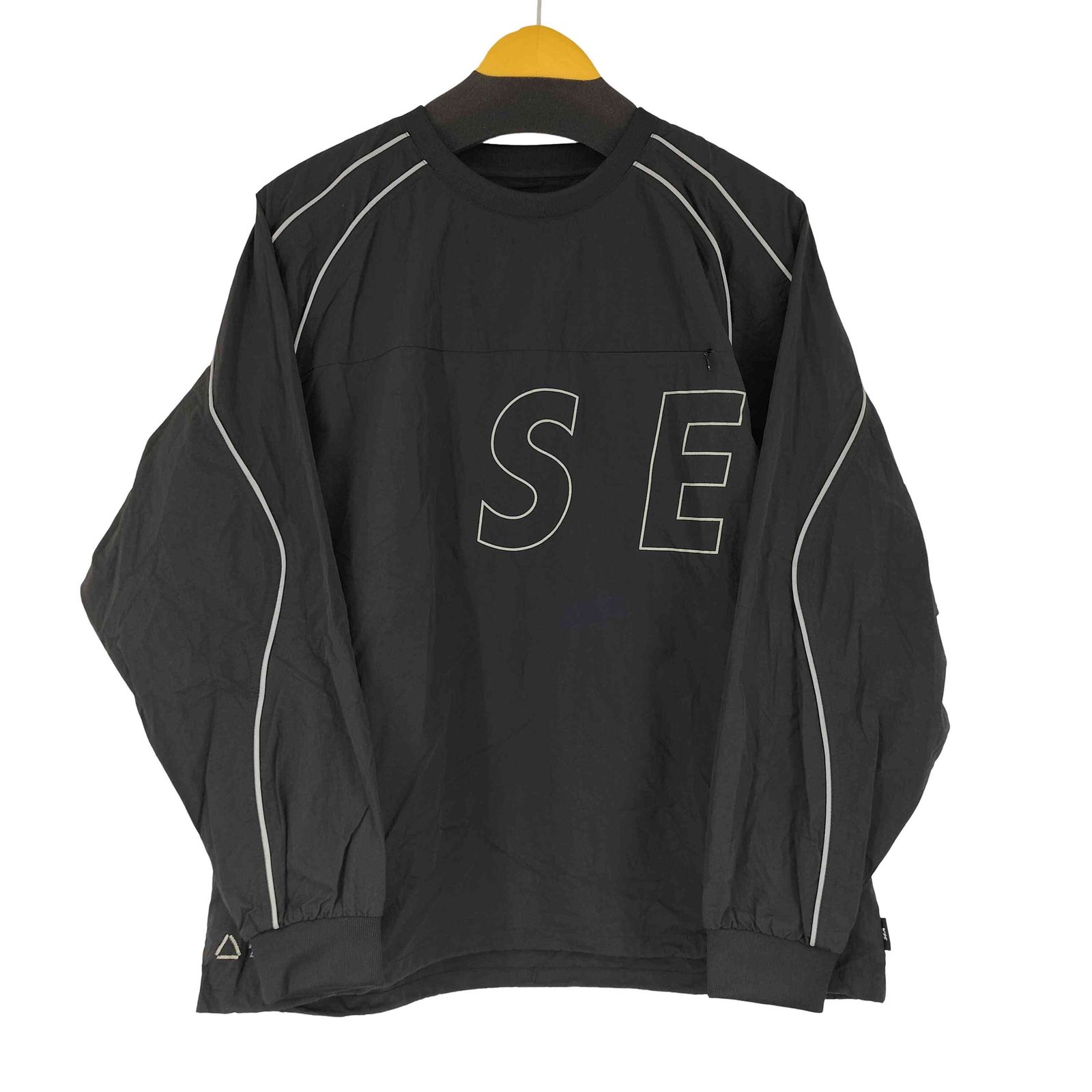 WIND AND SEA HALF ZIP TOPS 黒 サイズM