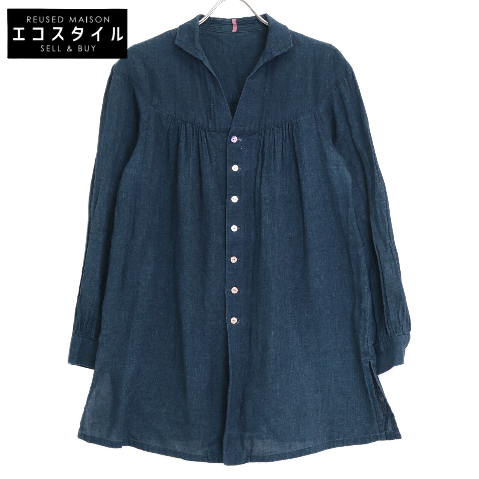 Pallas Palace パラスパレス ﾈｲﾋﾞｰ ｲﾝﾃﾞｨｺﾞ ｼｬﾂ ﾁｭﾆｯｸ ﾜﾝﾋﾟｰｽ O