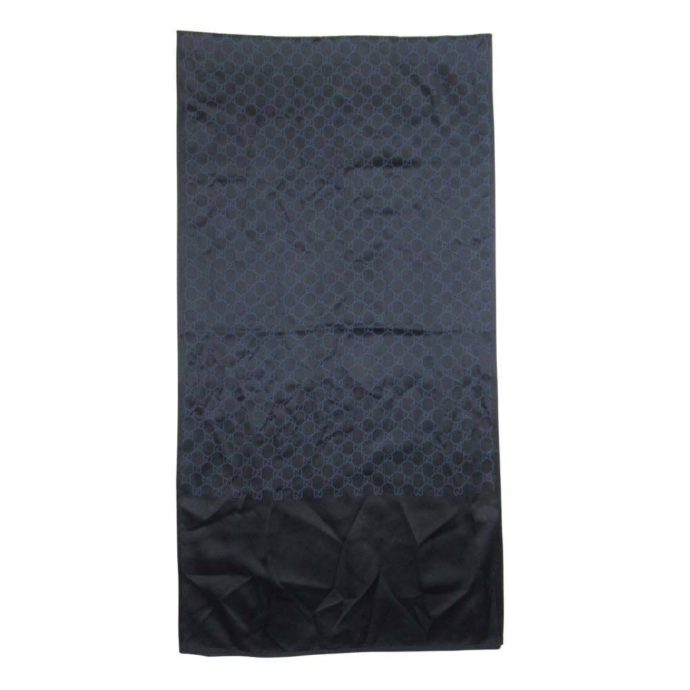 新品同様 GUCCI グッチ GGキャンバス 総柄 シルクジャガード