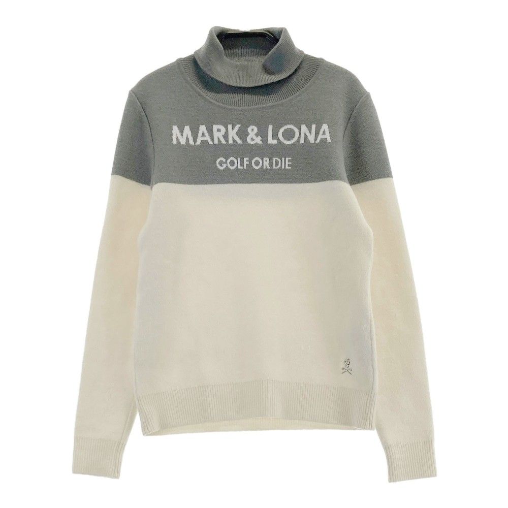 サイズ：38 MARKu0026LONA マークアンドロナ  タートルネック ニットセーター  ホワイト系 [240101391103] ゴルフウェア レディース ストスト