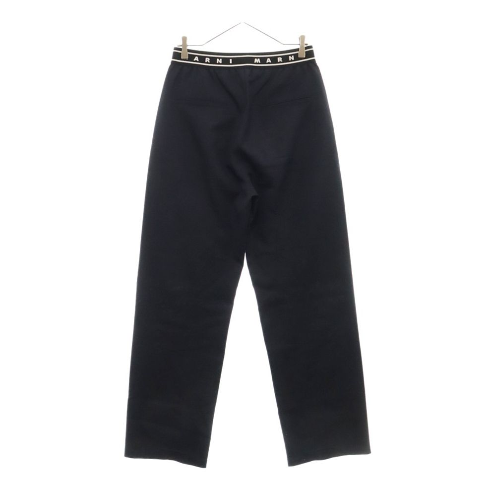 MARNI ネイビースラックス MARNI (マルニ) 24SS ロゴウエスト